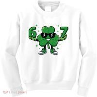 67 St Patricks Day Shamrock 6-7 Meme Kids Sweatshirt thumb 0