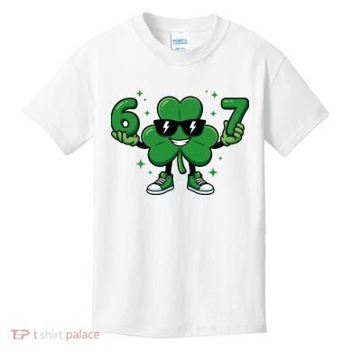 67 St Patricks Day Shamrock 6-7 Meme Kids T-Shirt