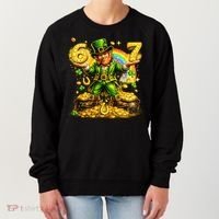 67 St Patricks Day Six Seven Meme Funny Women's Sweatshirt thumb 0