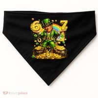 67 St Patricks Day Six Seven Meme Funny USA-Made Doggie Bandana thumb 0