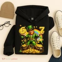 67 St Patricks Day Six Seven Meme Funny Hoodie thumb 4