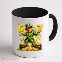 67 St Patricks Day Six Seven Meme Funny Coffee Mug thumb 1