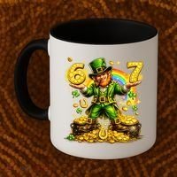 67 St Patricks Day Six Seven Meme Funny Coffee Mug thumb 2