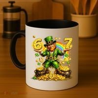 67 St Patricks Day Six Seven Meme Funny Coffee Mug thumb 4
