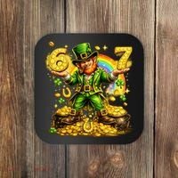67 St Patricks Day Six Seven Meme Funny Coaster thumb 0