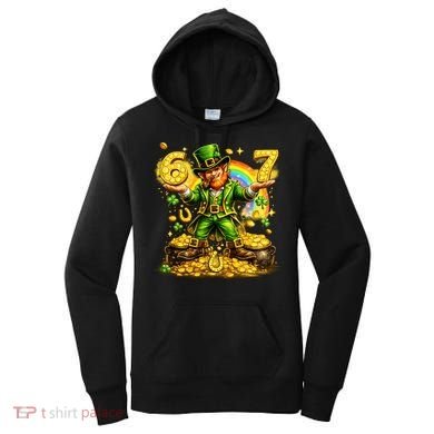 67 St Patricks Day Six Seven Meme Funny Women's Hoodie