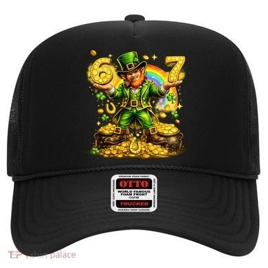 67 St Patricks Day Six Seven Meme Funny Hat