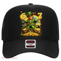 67 St Patricks Day Six Seven Meme Funny Hat thumb 0