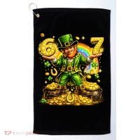67 St Patricks Day Six Seven Meme Funny Golf Towel thumb 0