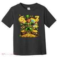 67 St Patricks Day Six Seven Meme Funny Toddler T-Shirt thumb 0