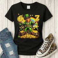 67 St Patricks Day Six Seven Meme Funny Women's T-Shirt thumb 3
