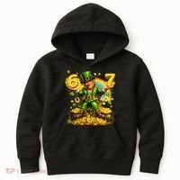 67 St Patricks Day Six Seven Meme Funny Kids Hoodie thumb 0