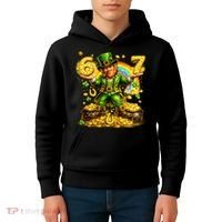 67 St Patricks Day Six Seven Meme Funny Kids Hoodie thumb 4
