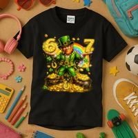 67 St Patricks Day Six Seven Meme Funny Kids T-Shirt thumb 3