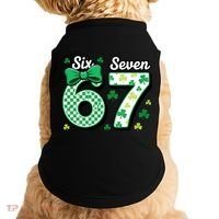 67 St Patrick’s Day Shamrocks Lucky 6-7 Doggie Tank thumb 0