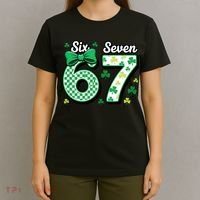 67 St Patrick’s Day Shamrocks Lucky 6-7 T-Shirt thumb 4