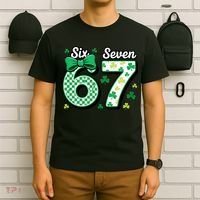 67 St Patrick’s Day Shamrocks Lucky 6-7 T-Shirt thumb 6