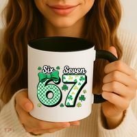 67 St Patrick’s Day Shamrocks Lucky 6-7 Coffee Mug thumb 3