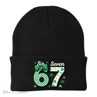 67 St Patrick’s Day Shamrocks Lucky 6-7 Beanie