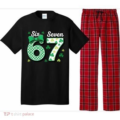 67 St Patrick’s Day Shamrocks Lucky 6-7 Pajama Set