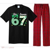 67 St Patrick’s Day Shamrocks Lucky 6-7 Pajama Set thumb 0
