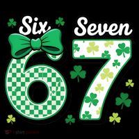 67 St Patrick’s Day Shamrocks Lucky 6-7 Ornament thumb 1