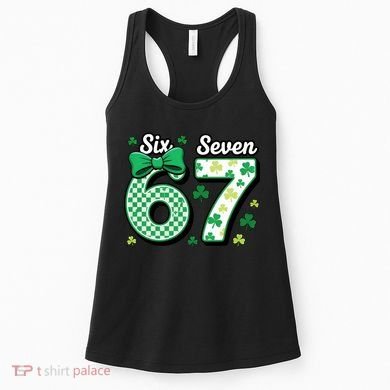 67 St Patrick’s Day Shamrocks Lucky 6-7 Women's Tank Top