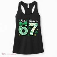 67 St Patrick’s Day Shamrocks Lucky 6-7 Women's Tank Top thumb 0