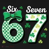 67 St Patrick’s Day Shamrocks Lucky 6-7 Baby Bodysuit thumb 2