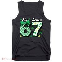 67 St Patrick’s Day Shamrocks Lucky 6-7 Tank Top thumb 0