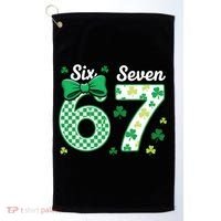 67 St Patrick’s Day Shamrocks Lucky 6-7 Golf Towel thumb 0