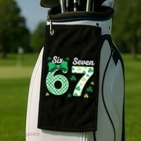 67 St Patrick’s Day Shamrocks Lucky 6-7 Golf Towel thumb 2