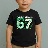 67 St Patrick’s Day Shamrocks Lucky 6-7 Toddler T-Shirt thumb 2