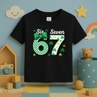 67 St Patrick’s Day Shamrocks Lucky 6-7 Toddler T-Shirt thumb 3