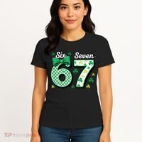 67 St Patrick’s Day Shamrocks Lucky 6-7 Women's T-Shirt thumb 4