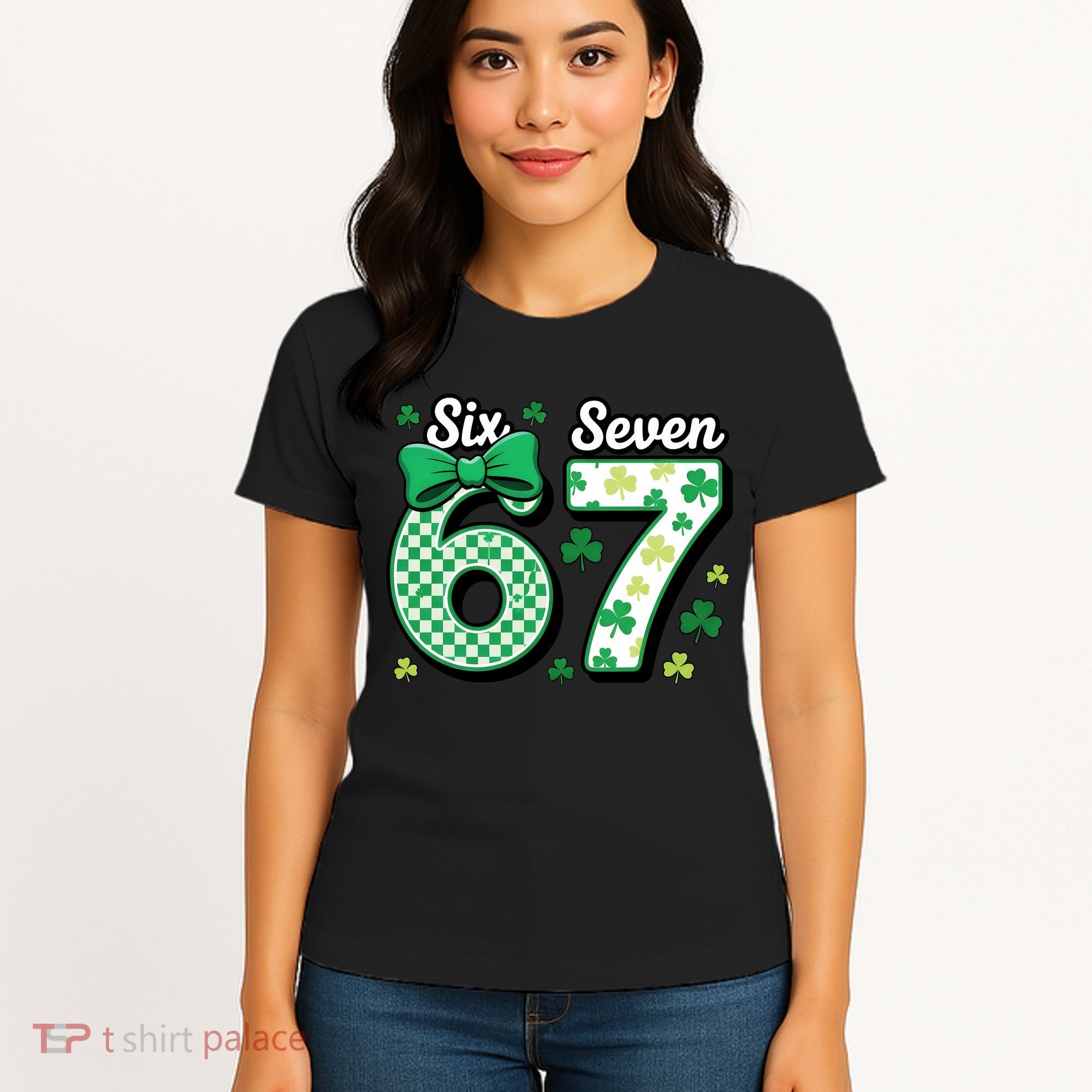 67 St Patrick’s Day Shamrocks Lucky 6-7 Women's T-Shirt