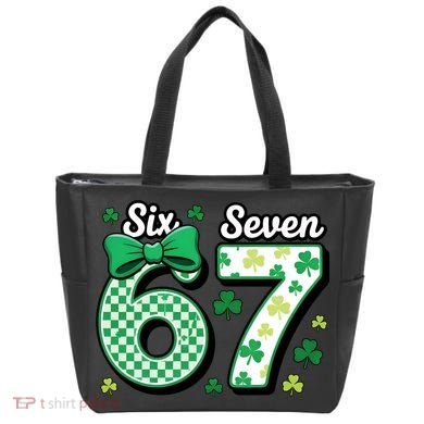 67 St Patrick’s Day Shamrocks Lucky 6-7 Tote Bag