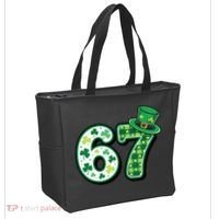 67 St Patrick's Day 6-7 Meme Funny Irish Tote Bag thumb 2