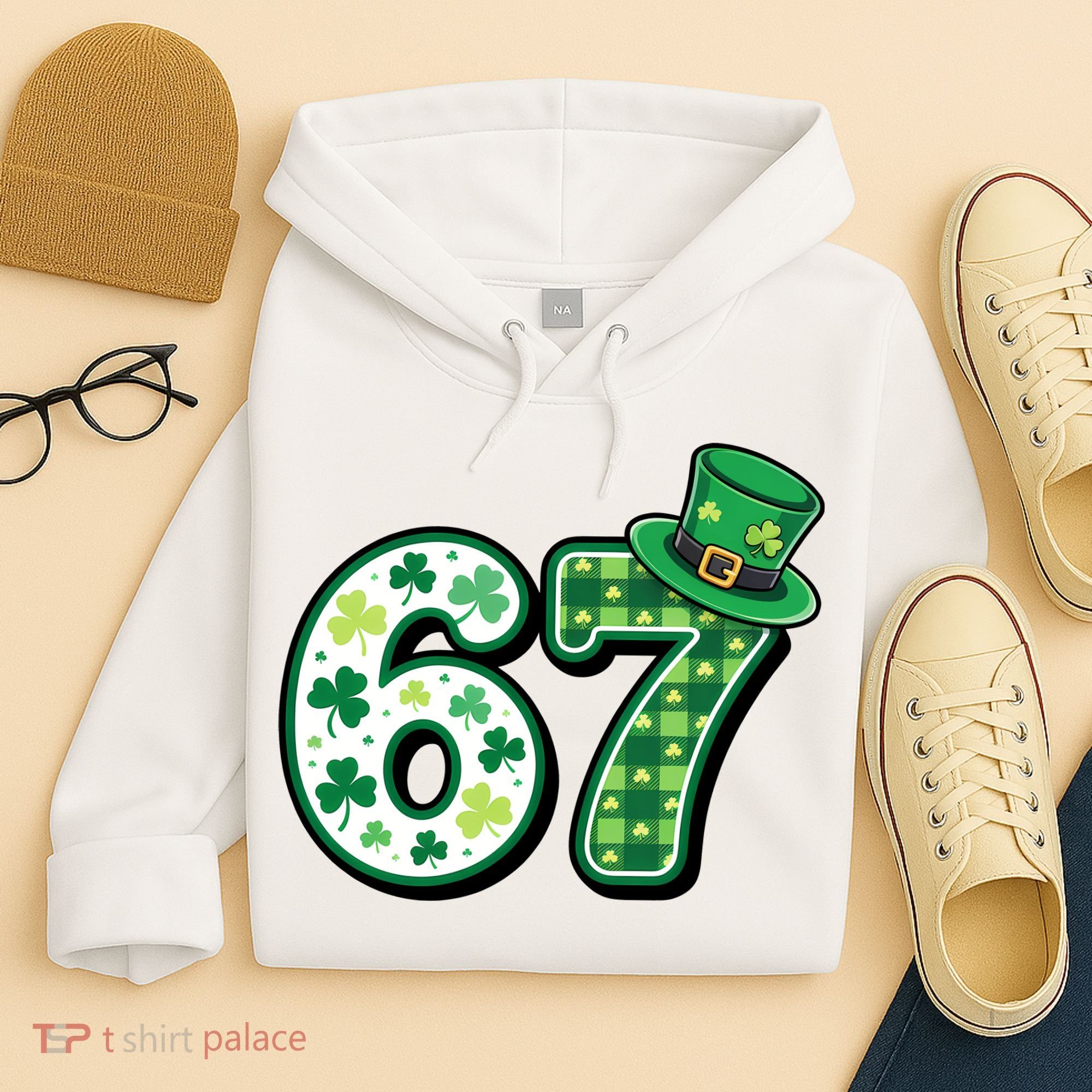 67 St Patrick's Day 6-7 Meme Funny Irish Hoodie