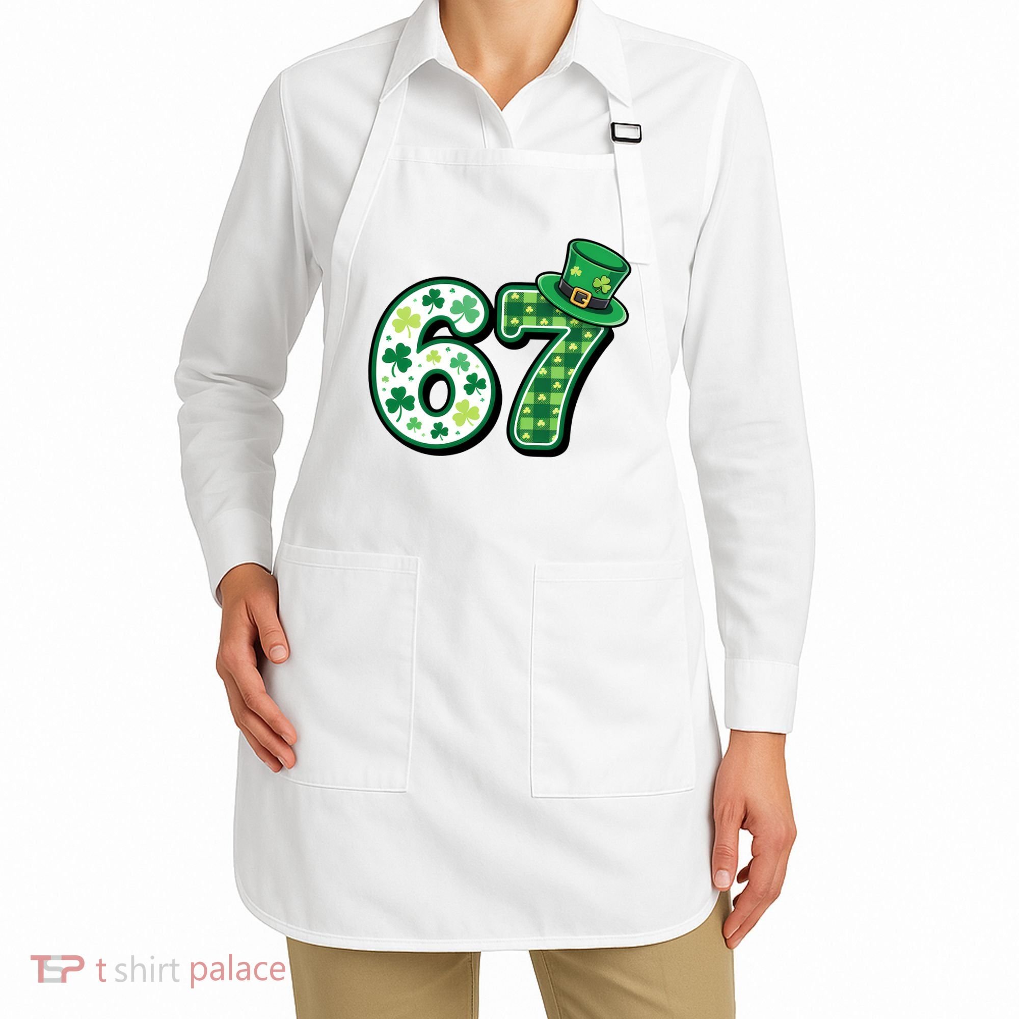 67 St Patrick's Day 6-7 Meme Funny Irish Apron