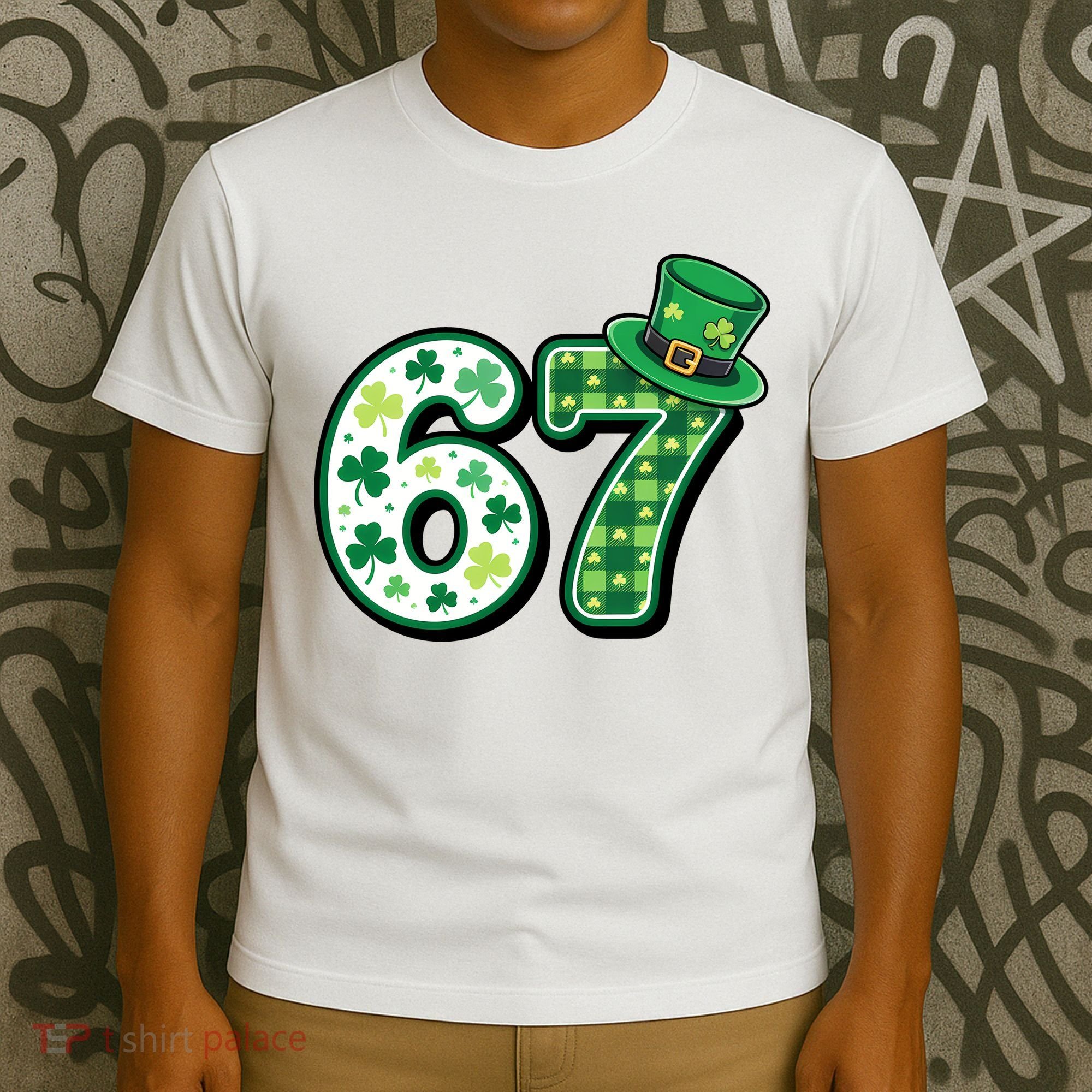 67 St Patrick's Day 6-7 Meme Funny Irish T-Shirt