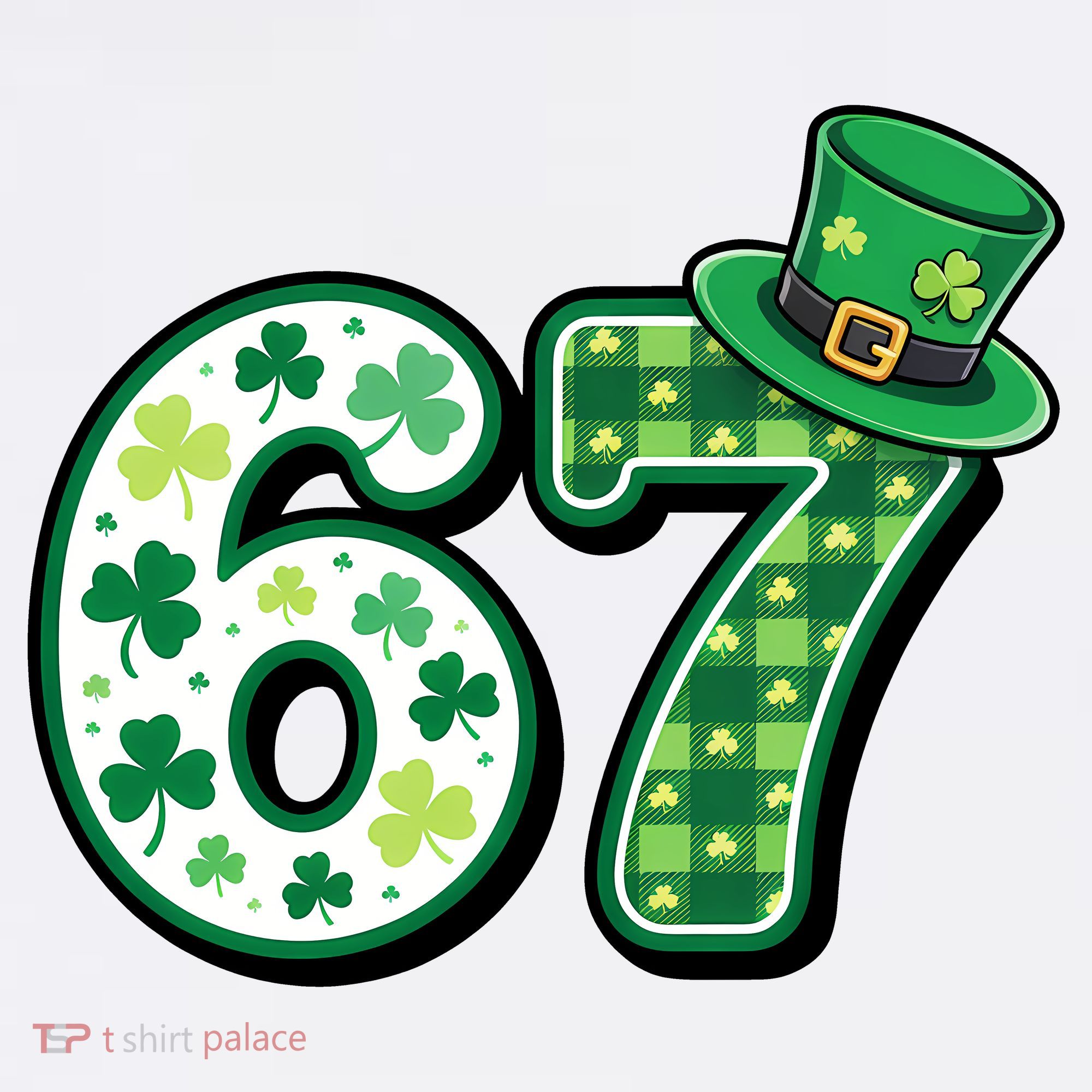 67 St Patrick's Day 6-7 Meme Funny Irish Button