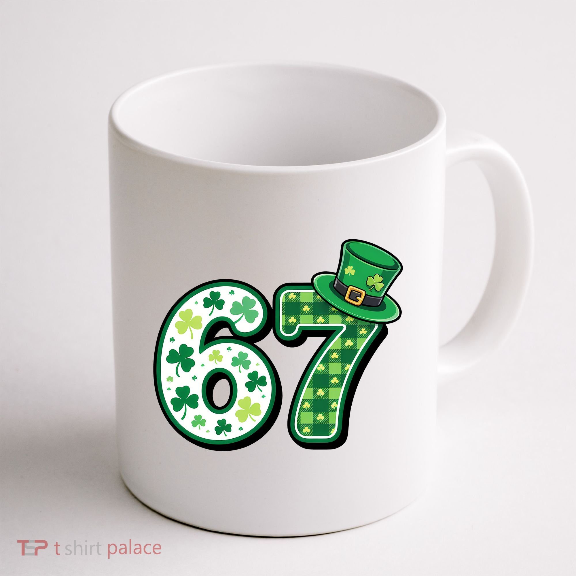 67 St Patrick's Day 6-7 Meme Funny Irish Coffee Mug