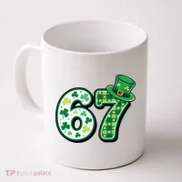 67 St Patrick's Day 6-7 Meme Funny Irish Coffee Mug thumb 0