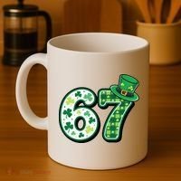 67 St Patrick's Day 6-7 Meme Funny Irish Coffee Mug thumb 4