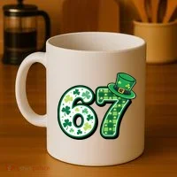 67 St Patrick's Day 6-7 Meme Funny Irish Coffee Mug thumb 4