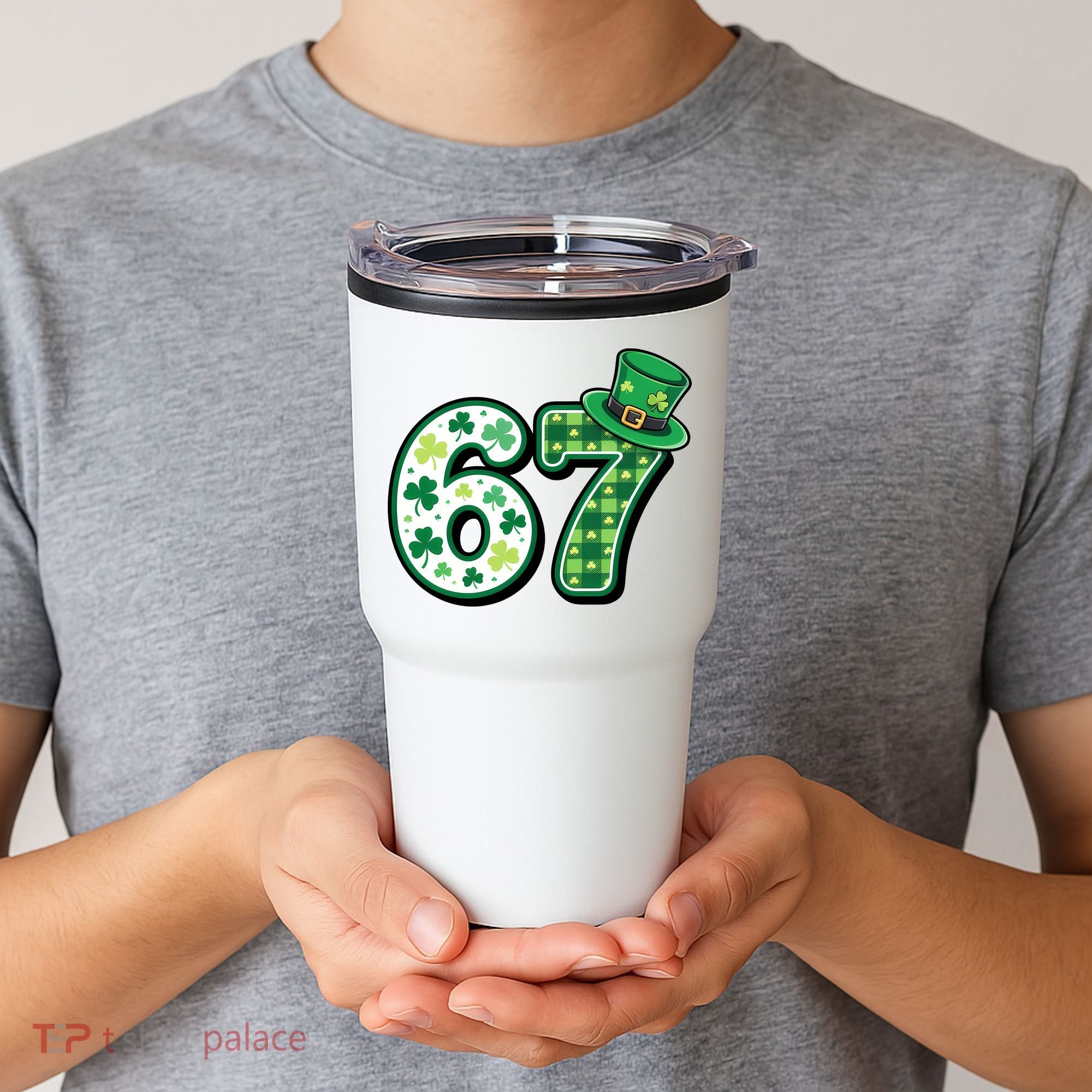67 St Patrick's Day 6-7 Meme Funny Irish Tumbler