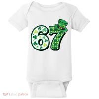 67 St Patrick's Day 6-7 Meme Funny Irish Baby Bodysuit thumb 0