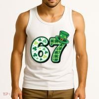 67 St Patrick's Day 6-7 Meme Funny Irish Tank Top thumb 3