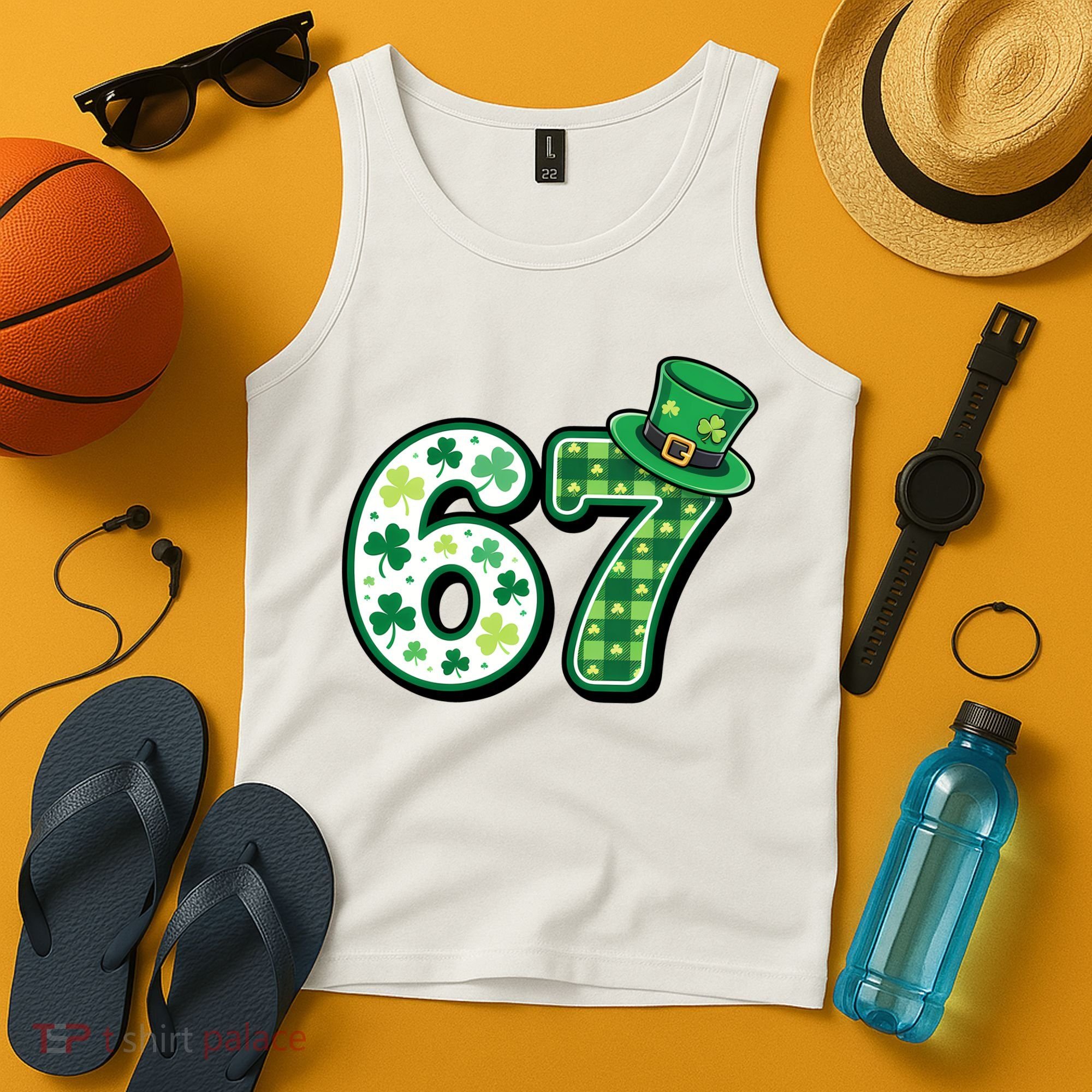 67 St Patrick's Day 6-7 Meme Funny Irish Tank Top